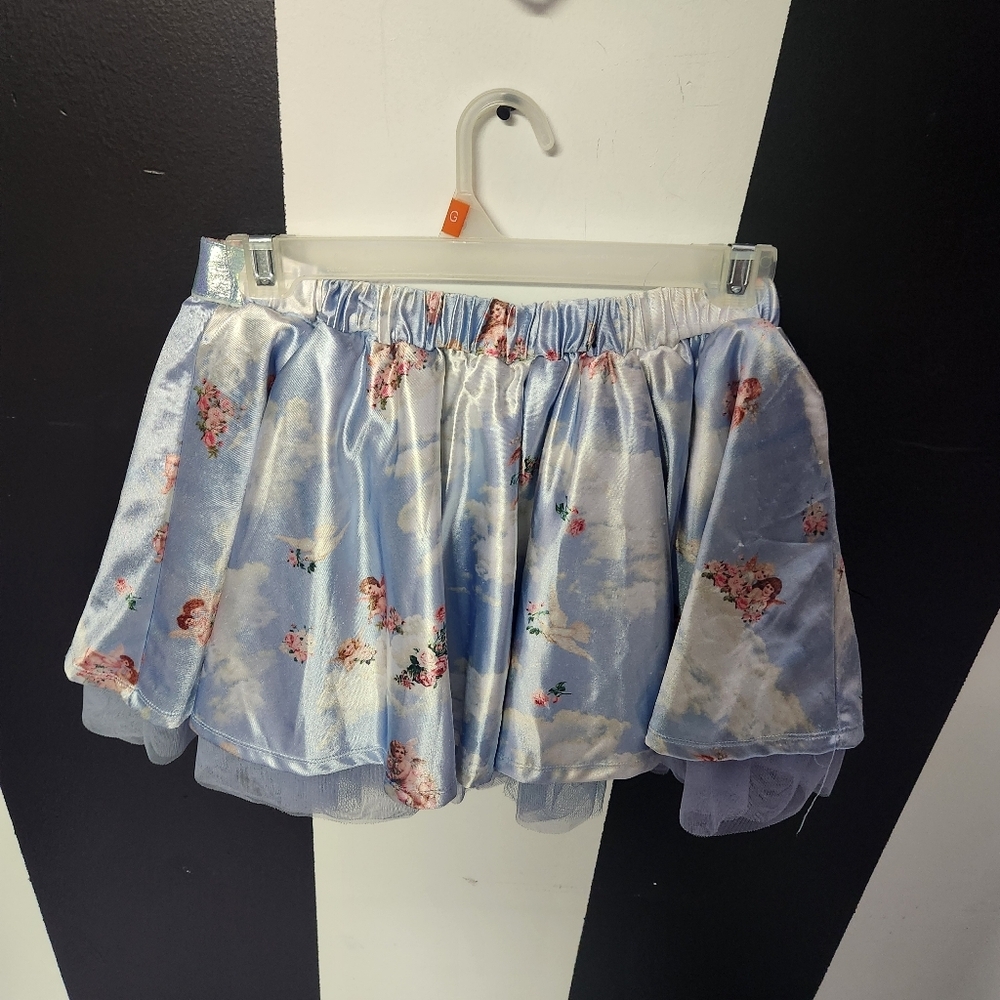 SOLD Blue Angel Skirt Set with Heart Detail - Picture 7 of 7